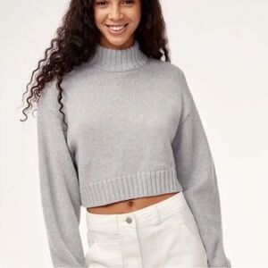 Aritzia Wilfred Heinen Sweater in Grey